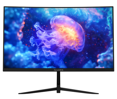 PC Bundle: Gaming pc i5-12400F,RTX 5060 8GB, 16GB RAM with Sades NC-Pelagia 24"/FHD/200Hz/0.5ms/HDMI 2.1/VA/Curved Gaming Monitor