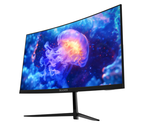 PC Bundle: Gaming pc i5-12400F,RTX 5060 8GB, 16GB RAM with Sades NC-Pelagia 24"/FHD/200Hz/0.5ms/HDMI 2.1/VA/Curved Gaming Monitor