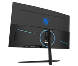 Sades NC-Pelagia SC-CJ04F24B, 24" FHD 1920x1080, 200Hz, VA, Curved Gaming Monitor - Black