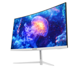 Setup Bundle:Pc Core i5-12400F,RTX 5060,16GB Sades Monitor 24",FHD,200Hz,0.5ms,HDMI 2.1,VA, Gaming Table 120*60*75cm with RGB Light with Gamax Gaming Chair Model 1-LT001L (White)
