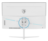 Setup Bundle:Pc Core i5-12400F,RTX 5060,16GB Sades Monitor 24",FHD,200Hz,0.5ms,HDMI 2.1,VA, Gaming Table 120*60*75cm with RGB Light with Gamax Gaming Chair Model 1-LT001L (White)