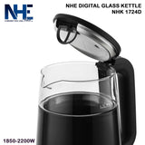 NHE Digital Glass Kettle NHK 1724D