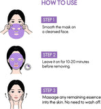 Korean ELLE Youth Boosting Serum Mask – Anti-Aging, Hydrating, Brightening & Firming Face Mask – Infused with Peptides, Hyaluronic Acid, and Niacinamide for Youthful Skin