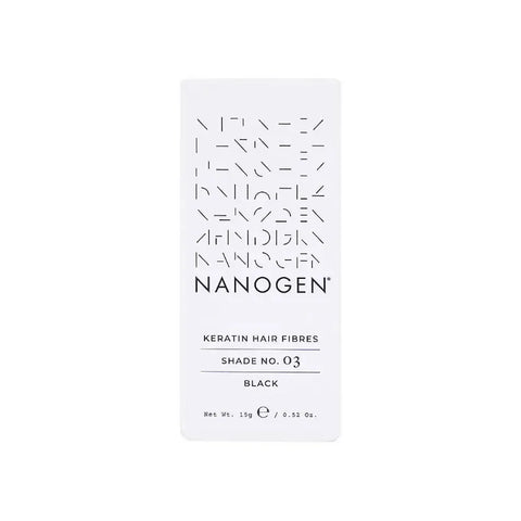 Nanogen Keratin Hair Fibres, 15g - Black