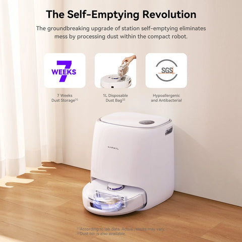 Narwal Freo X Ultra Robot Vacuum & Mop - 8200Pa Suction, 12N Mop, 7 Week Dust, 4.5L Clean Tank