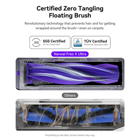 Narwal Freo X Ultra Robot Vacuum & Mop - 8200Pa Suction, 12N Mop, 7 Week Dust, 4.5L Clean Tank