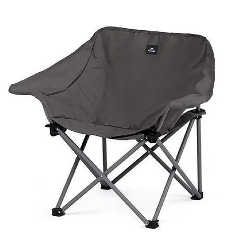 Naturehike Gathering X-Shaped Chair (Armrest Version) -Black Grey