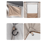 Naturehike Shower and Changing Tent - Brown (140*140*230)