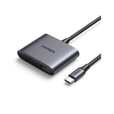 UGREEN USB-C to SD/TF + USB 2.0 Memory Card Reader