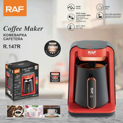 RAF, Turkish Coffee Pot 280ml 500W with One-Click Operation, Compact Design & Anti-Overflow Protection
