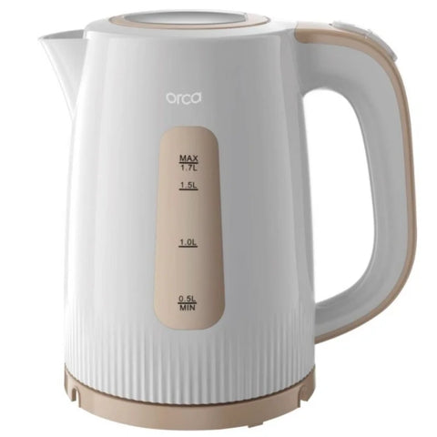 Orca Kettle 1.7 Litre 2200W Plastic - White