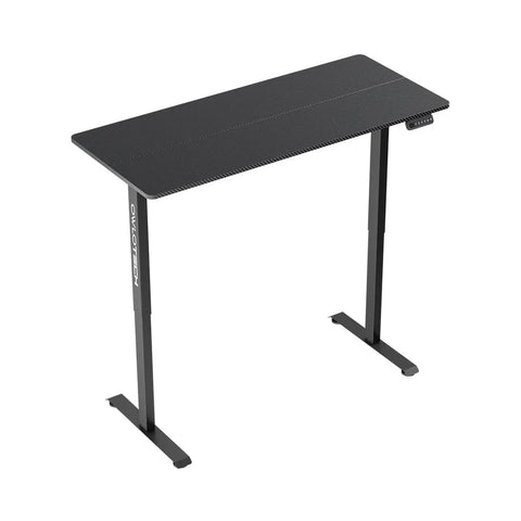 Owlotech Manager Height Adjustable Desk with Motor, 140x60cm Carbon Fiber Texture - Black