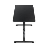 Owlotech Manager Height Adjustable Desk with Motor, 140x60cm Carbon Fiber Texture - Black