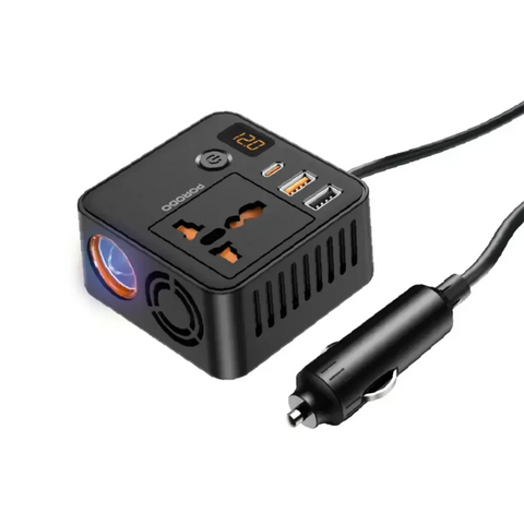 Porodo Universal Ac Power Inverter FWC057-Black