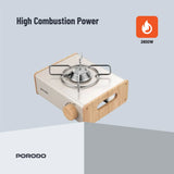 Porodo Lifestyle Portable Outdoor Burner Stove Quick, Easy & Efficient - 2800W