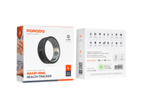 Porodo Smart Ring with Touch Control, Health Monitoring & 5-Day Battery - Size L (20.7mm)