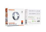 Porodo Smart Ring with Touch Control, Health Monitoring & 5-Day Battery - Size L (20.7mm)