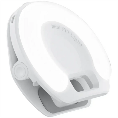 Porodo Glowring Portable Fill Light Clip-On Design -White