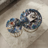 2-Piece Marble Center Table Set (70 cm & 50 cm)