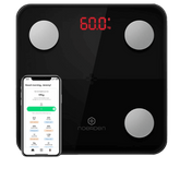 Noerden BIMI Black Smart Body Scale – Bluetooth Weight, BMI & BMR Tracker