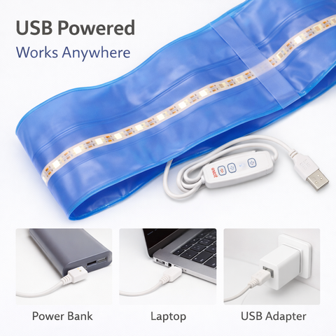 1200-Lumen Inflatable USB LED Camping Tent Light with Magnetic Mount – 75 cm