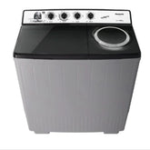 Panasonic Twin Tub Washing Machine 14KG Wash / 8KG Spin, Abaya Wash, Silver - NA-W14XG1BKW