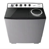 Panasonic Twin Tub Washing Machine 14KG Wash / 8KG Spin, Abaya Wash, Silver - NA-W14XG1BKW