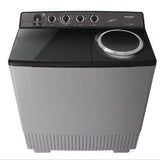Panasonic Twin Tub Washing Machine 18KG Wash / 13KG Spin, Abaya Wash, Silver - NA-W18XG1BKW