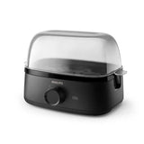 Philips Egg Cooker with Poached Egg Tray, 400W – Black