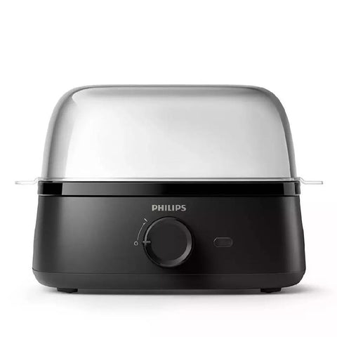 Philips Egg Cooker with Poached Egg Tray, 400W – Black