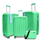 Pigeon, Monumental PP 3+1Pc Set Luggage With Pvc Cover (14/20/24/28")