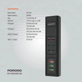 Porodo 85W Multi-Port USB Charging HUB