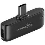Porodo Blue Professionall Dual Wireless Microphone with Advanced Noise Cancellation-Black