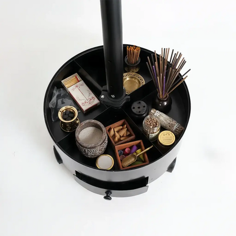 Porodo Lifestyle Essentia Clothing Bakhour Hanger with Storage Tray & Wheels-Black