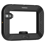 Porodo Lifestyle Handheld Ring Grip Camera & phone vlogging light with Desktop support & Phone clamp-Black