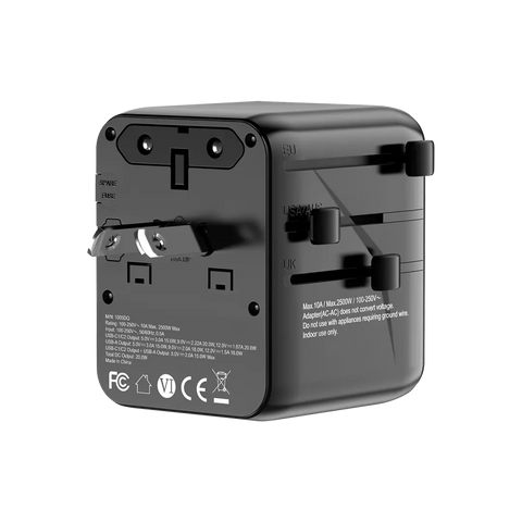 Porodo Universal Travel GaN Quick Charger - Black