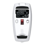 Porodo 1600DPI Wireless Mouse with Card Reader, Bluetooth 5.1 & Type-C Charging - Silver