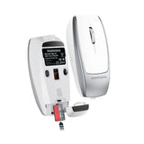 Porodo 1600DPI Wireless Mouse with Card Reader, Bluetooth 5.1 & Type-C Charging - Silver