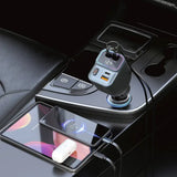 Porodo 65W Car Charger Dual Retractable Cable - Black