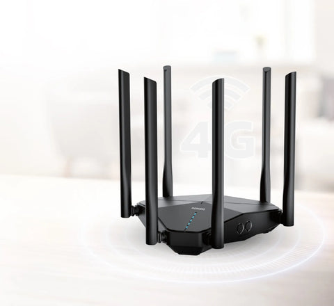Porodo Dual Band Portable Wi-Fi Router - Black