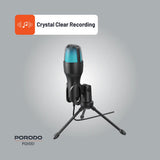 Porodo Gaming Condenser Microphone - Black