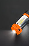 Porodo Lifestyle 9000mAh Work Lantern Foldable Multi-Mode LED Light with Tripod Base & Hook - Orange
