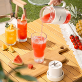 Porodo Lifestyle Portable Dual-Cup Smoothie Blender - White
