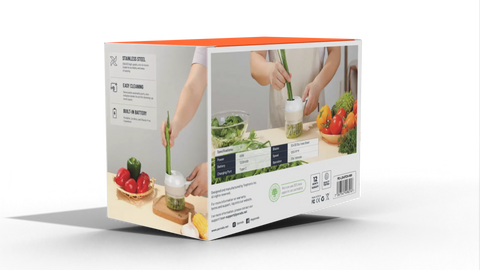 Porodo Lifestyle Portable Handheld Chopper, Slicer & Peeler