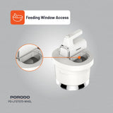 Porodo Lifestyle Spill-Proof Dual Mode Mixer - White/Silver
