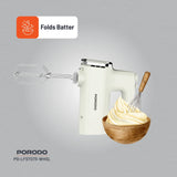 Porodo Lifestyle Spill-Proof Dual Mode Mixer - White/Silver