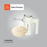Porodo Lifestyle Spill-Proof Dual Mode Mixer - White/Silver