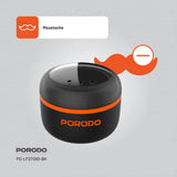 Porodo Lifestyle Wax Warming Hair Removal Kit with Mini Warmer, Quick Melt & Type-C Charging