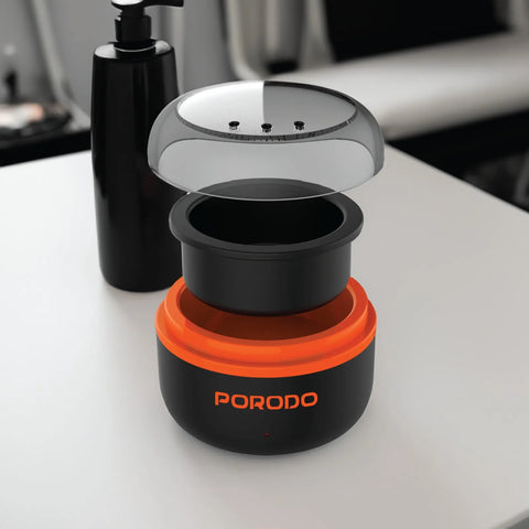 Porodo Lifestyle Wax Warming Hair Removal Kit with Mini Warmer, Quick Melt & Type-C Charging