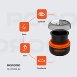 Porodo Lifestyle Wax Warming Hair Removal Kit with Mini Warmer, Quick Melt & Type-C Charging